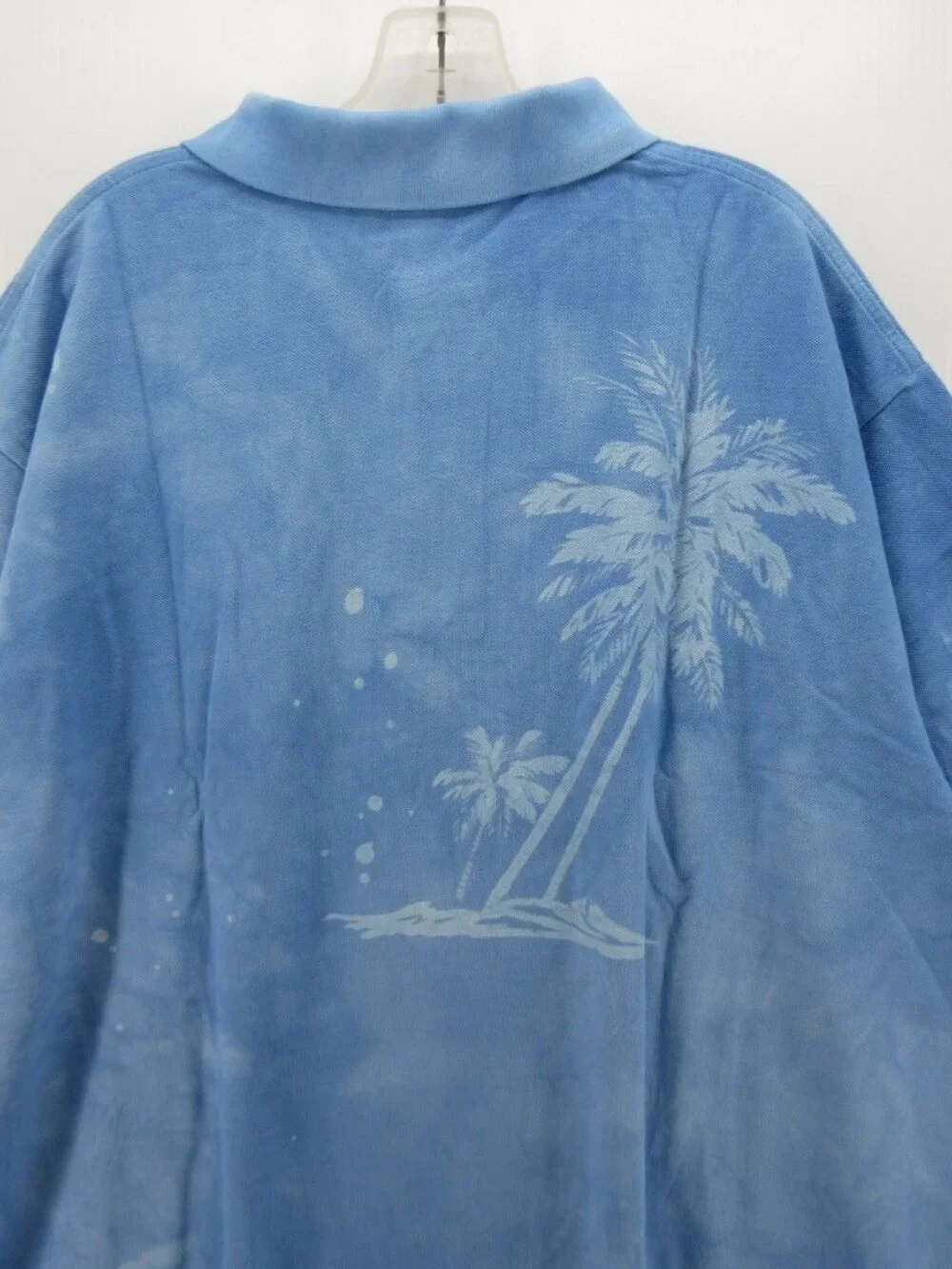 Polo Ralph Lauren Shirt 2XB Big Pullover Palm Tree Washed Beach AOP